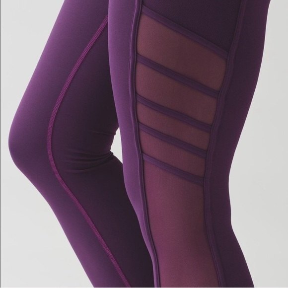 Lululemon Wild And Free Purple Tights - Picture 6 of 16